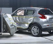 2013 Nissan Juke IIHS Side Impact Crash Test Picture